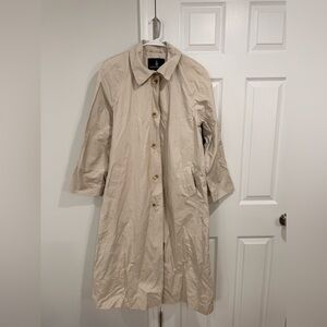 London Fog Women's Cream Trench Coat